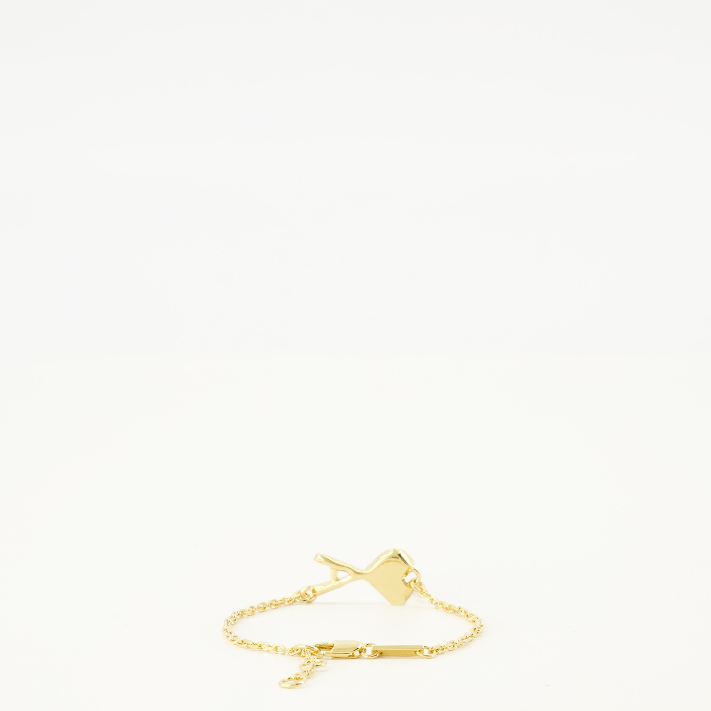 Image de l'article Bracelet AMI de coeur doré de la marque Ami PARIS pour Unisex - Saison Printemps-Été 2026 - Vue de Dos
