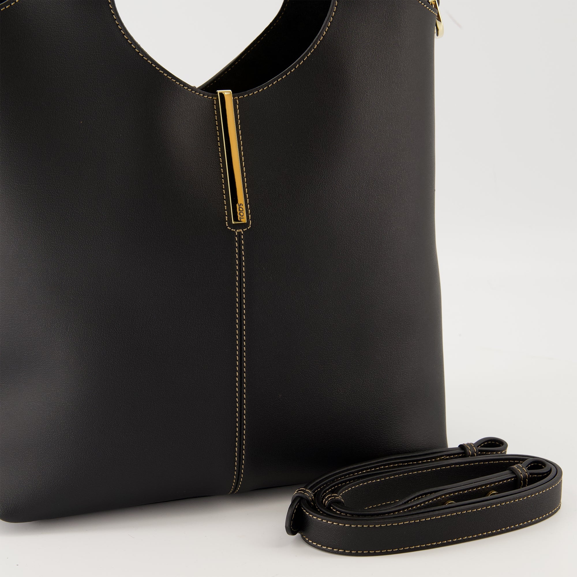 Shopper Einkaufsbeutel Tod's Schwarz Damen