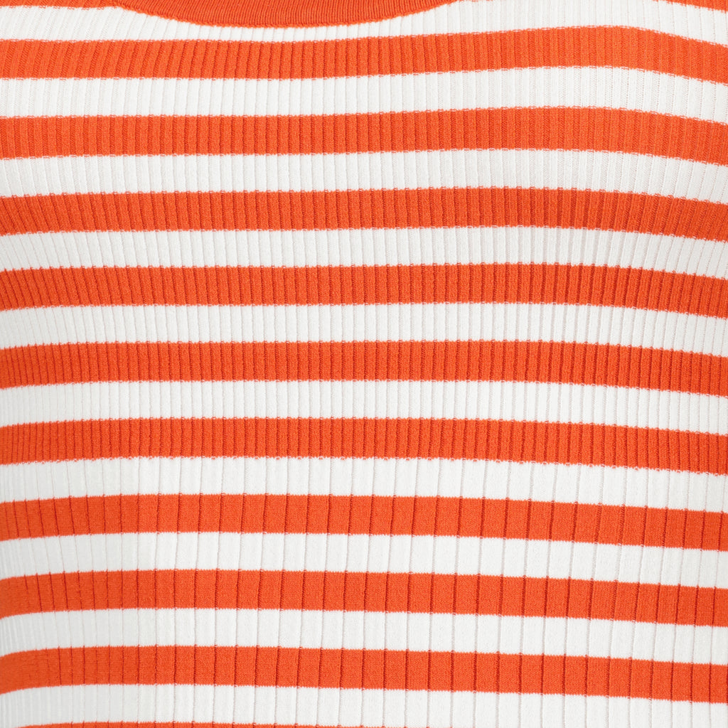 Imagem do artigo Top canelado às riscas brancas e vermelhas da marca Max Mara para Senhora - Temporada Primavera-Verão 2026 - Vista Detalhada 2