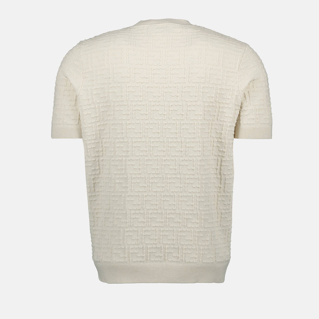 T-Shirts Selleria Pullover Fendi Beige Homme