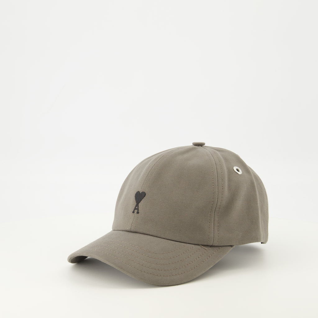 Image of the item Gray Ami Heart Cap by the brand Ami PARIS for Unisex - Spring-Summer Season 2026 - Back View