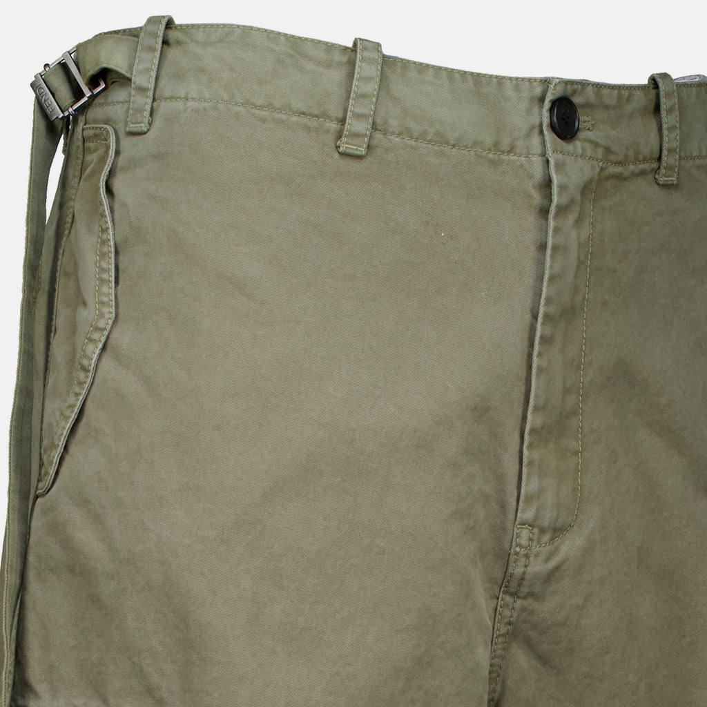 Pantalons カーキ ドリル カーゴパンツ Fendi Vert Homme