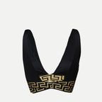 Beachwear Haut de maillot triangle Versace Noir Femme