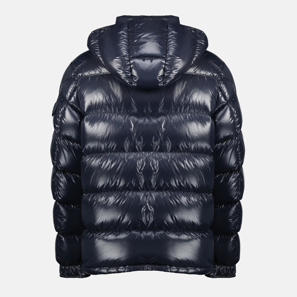 Image de l'article Doudoune Maya bleu marine de la marque Moncler pour Homme - Saison Automne-Hiver 2025 - Vue de Dos