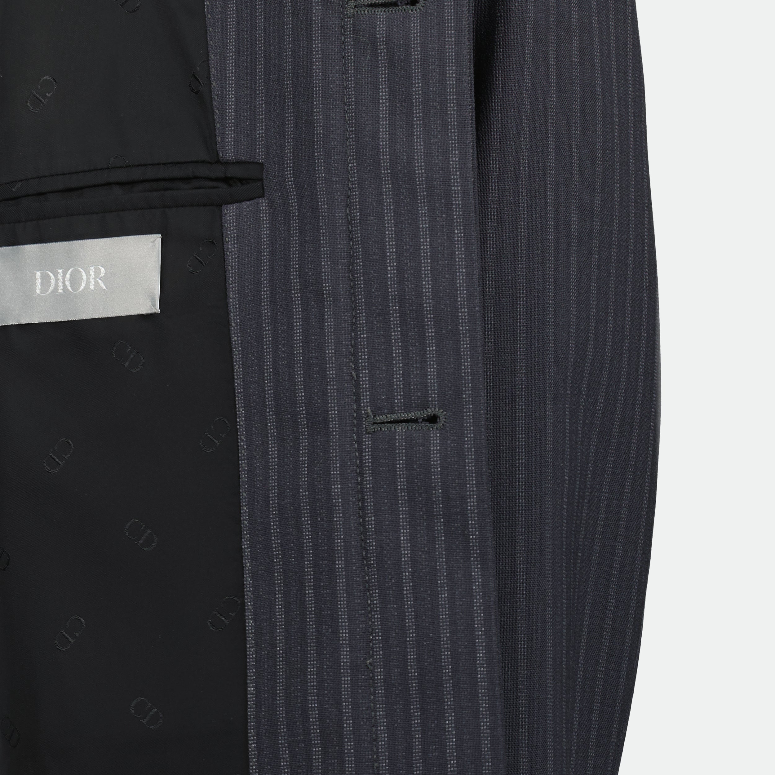 Giacche Jacket a righe Dior Grigio Homme