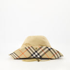 Chapeaux, casquettes et bonnets Chapéus Visor em Check Burberry Beige Unisexe