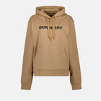 Moletons Sweat à capuche à logo Burberry Marrom Femme
