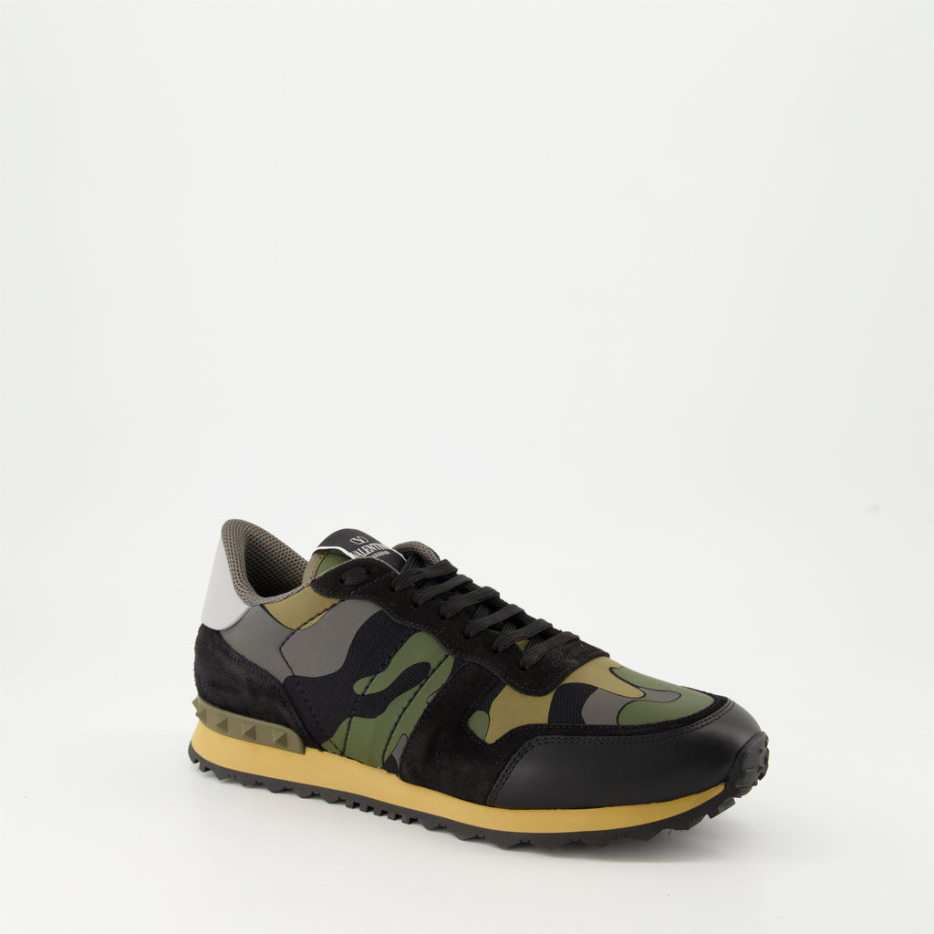 Baskets Baskets Rockrunner Valentino Garavani Kaki Homme