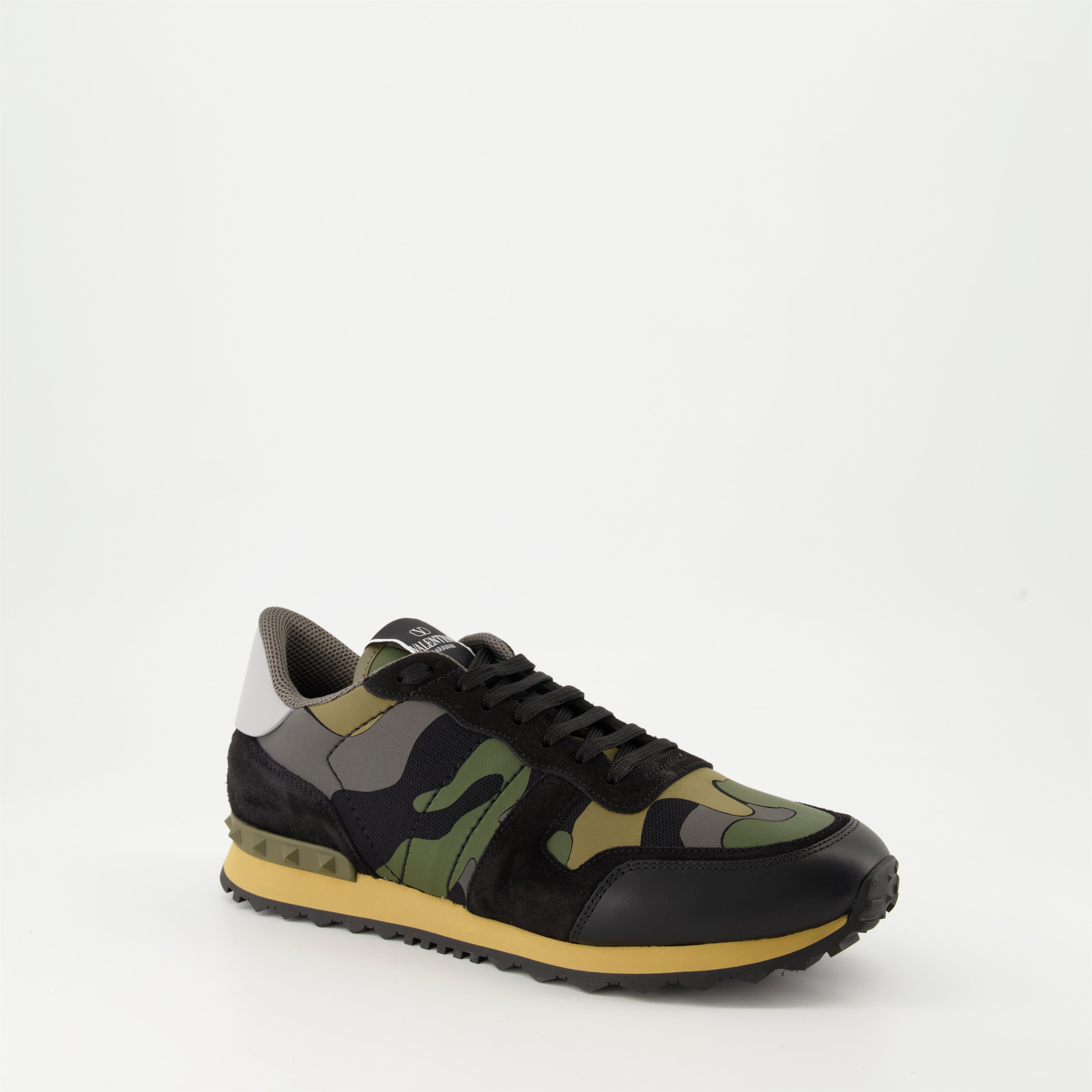 Baskets Baskets Rockrunner Valentino Garavani Kaki Homme