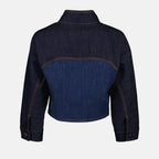 재킷 Veste courte en jean Fendi 진한 파란색 Femme