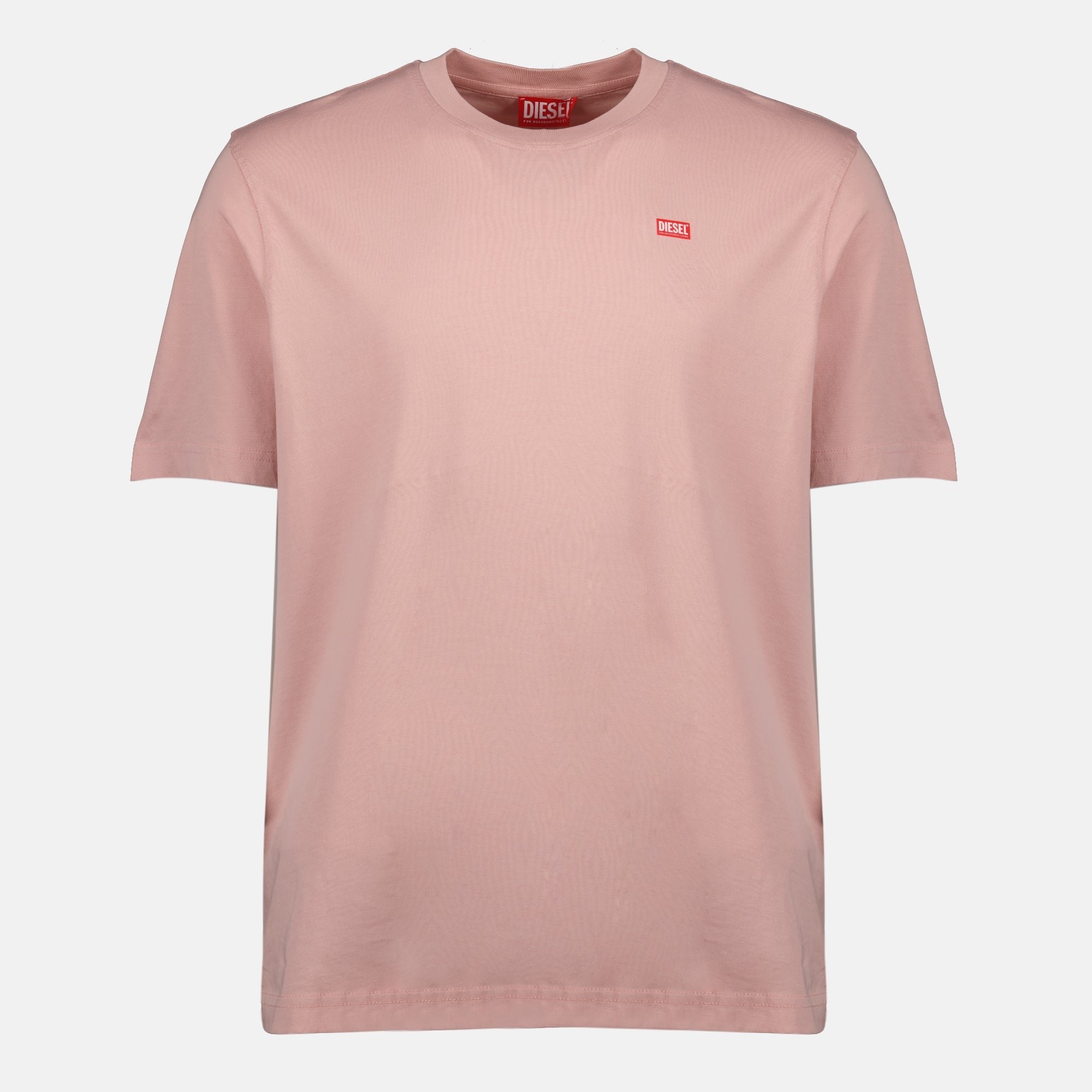 Immagine della T-shirt T-Adjust rosa di Diesel per Uomo - Stagione Primavera-Estate 2026 - Vista Frontale
