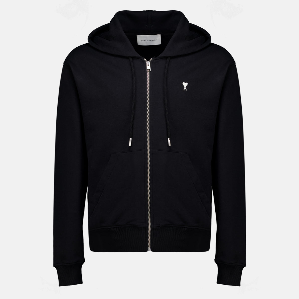 Sweat zippé AMI de coeur noir