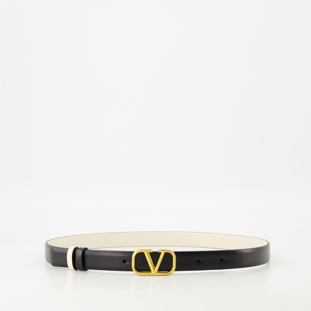 Cintos Ceinture réversible VLogo Valentino Garavani Preto Femme