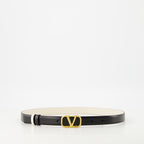 Cintos Ceinture réversible VLogo Valentino Garavani Preto Femme