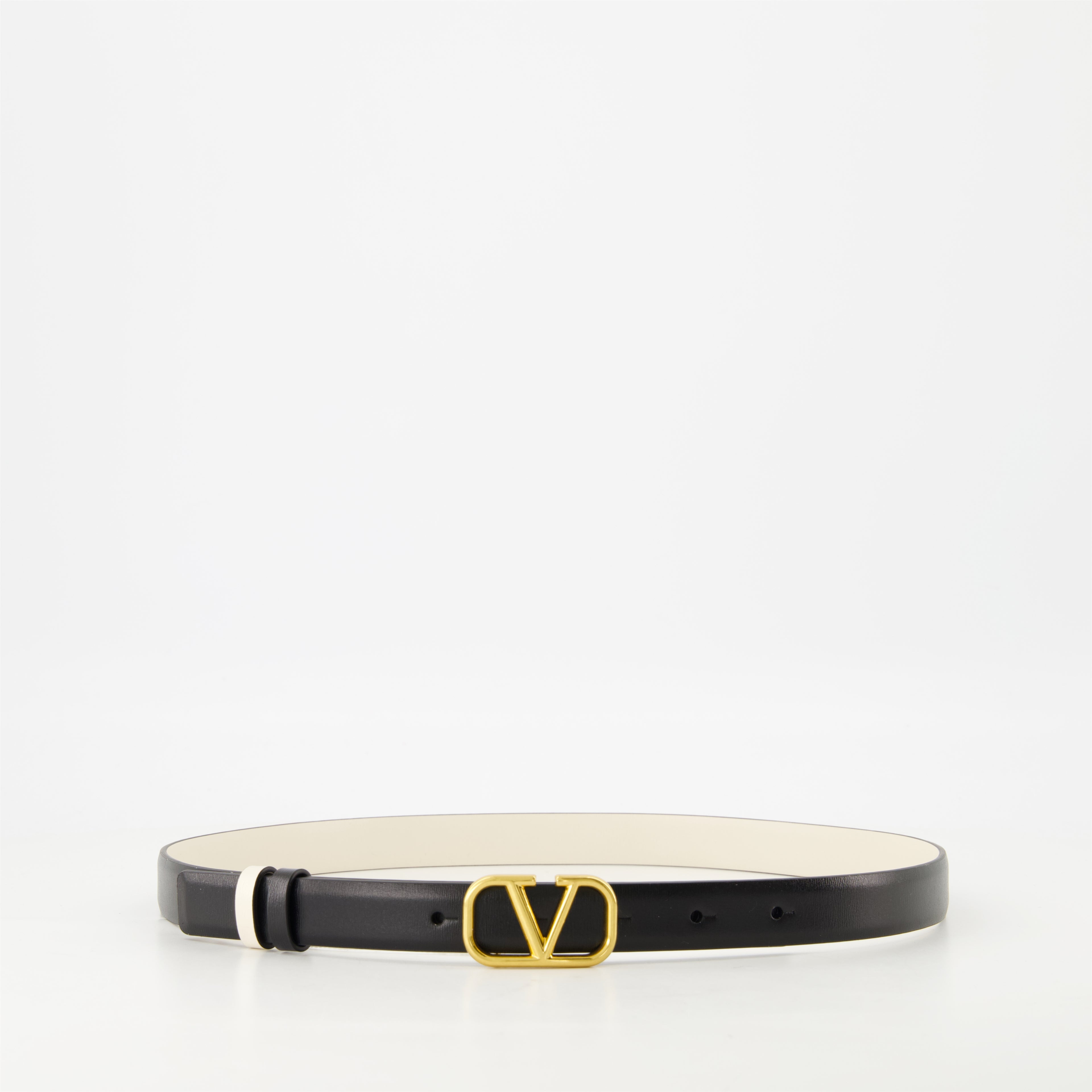 Cintos Ceinture réversible VLogo Valentino Garavani Preto Femme
