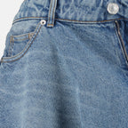 Jupes Mini jupe en denim Ami PARIS Bleu Femme