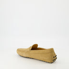 Loafer Gommino Wildleder Slipper Tod's Beige Homme