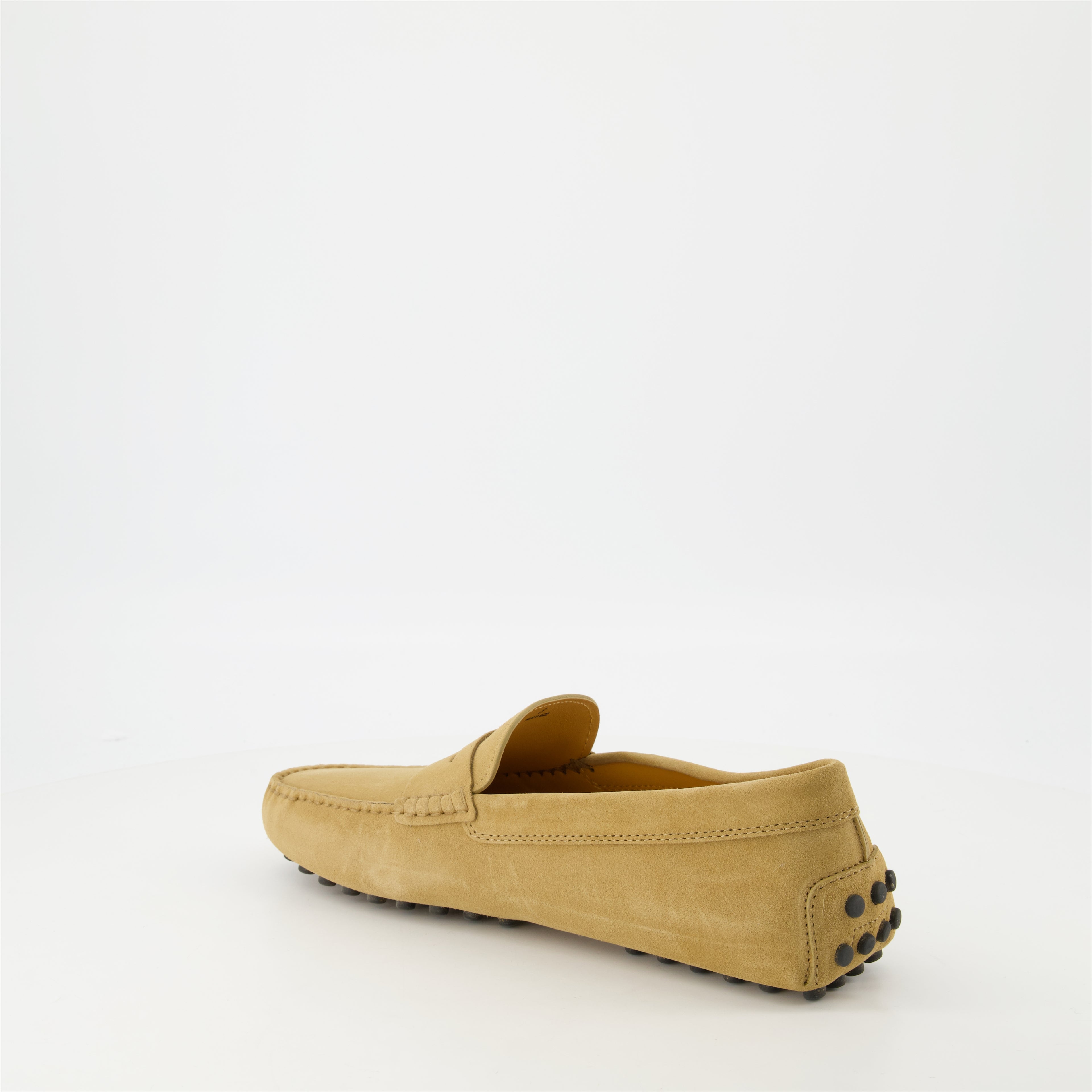 Mocassins Mocassins Gommino en cuir velours Tod's Beige Homme