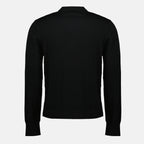 Imagen del polo de manga larga Brandon de la marca Officine Générale para hombre - Temporada Otoño Invierno 2025 - Vista posterior