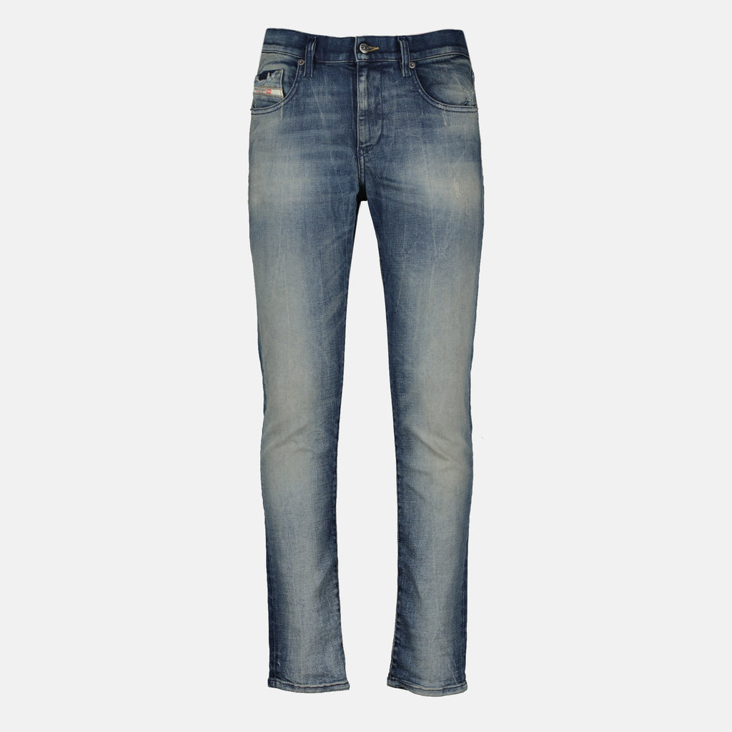 Pantalons D-Struckt 2019 L2 블루 데님 진 Diesel Bleu Homme