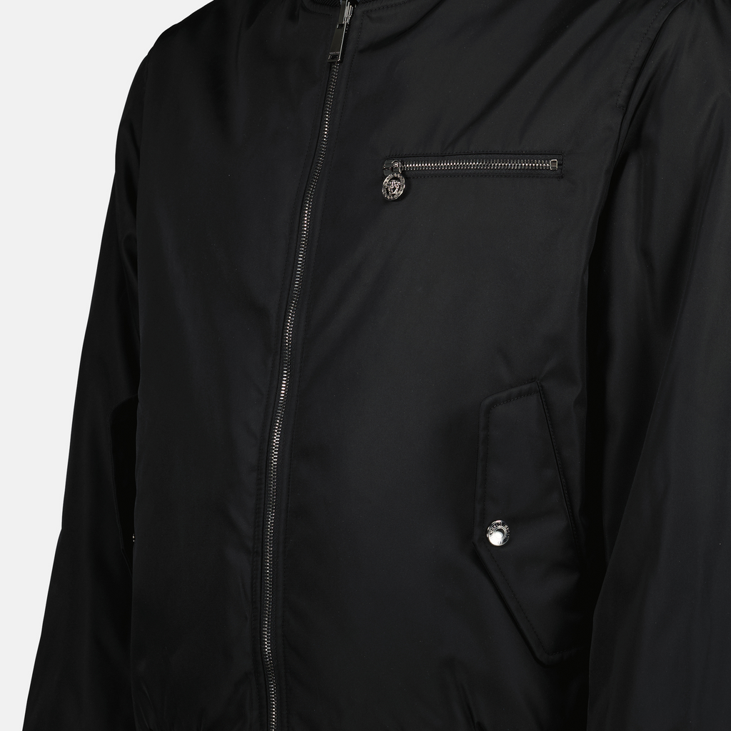 Chaquetas Chaqueta bomber reversible Versace Negro Homme