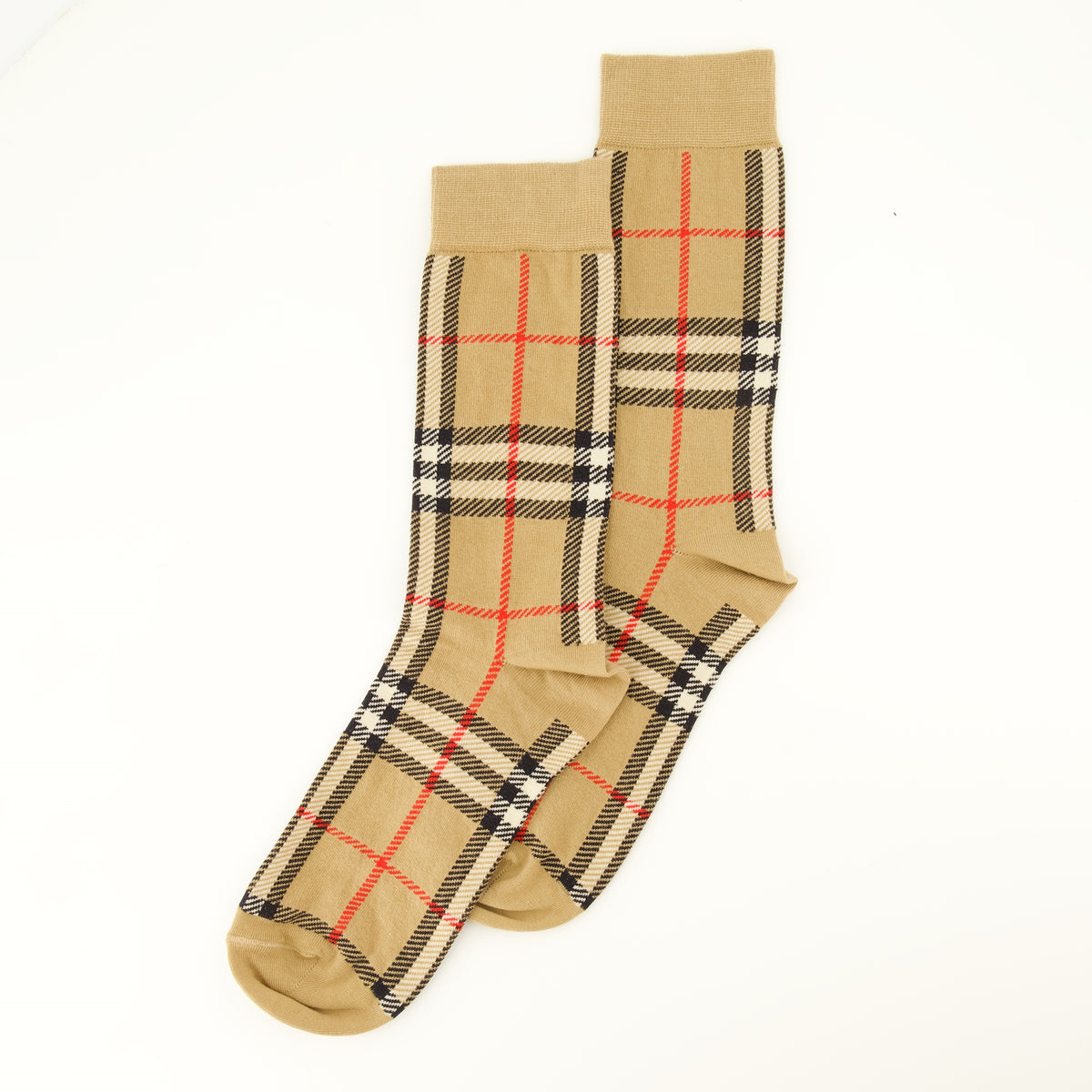 Sous-vêtements et homewear Check Pattern Socks Burberry Beige Unisexe