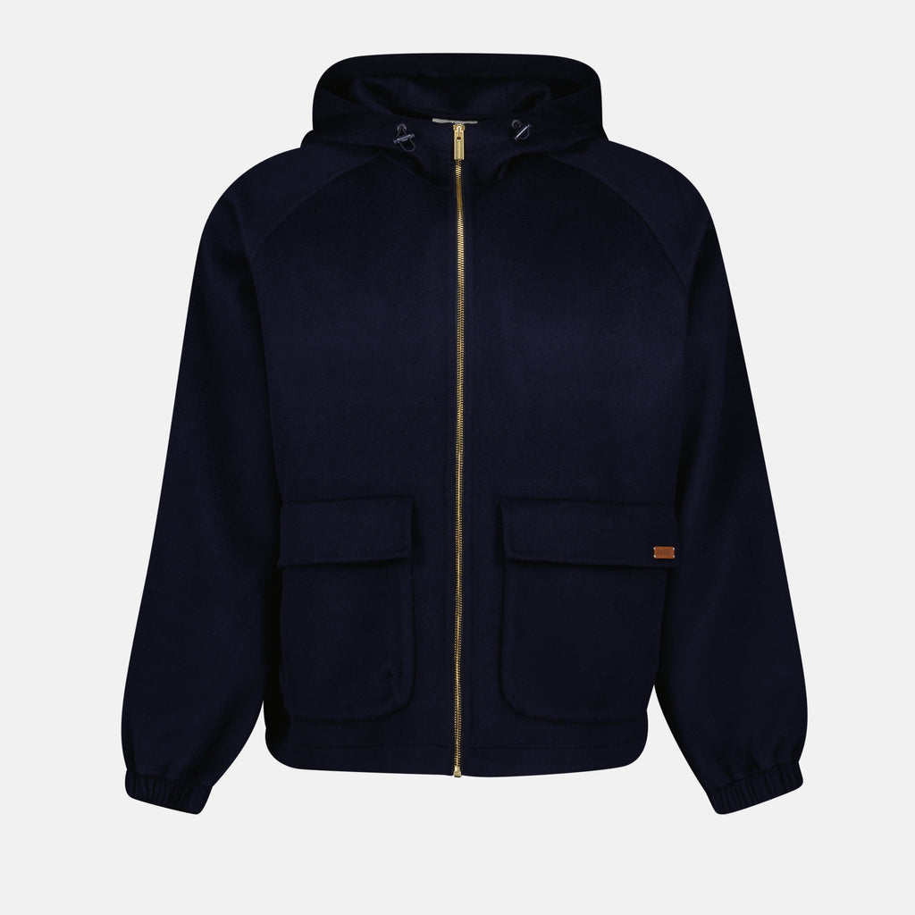 Jaquetas Casaco com Capuz Drole De Monsieur Azul escuro Homme