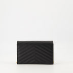 ショルダーバッグ チェーンエンベロープウォレット Saint Laurent ブラック 女性
