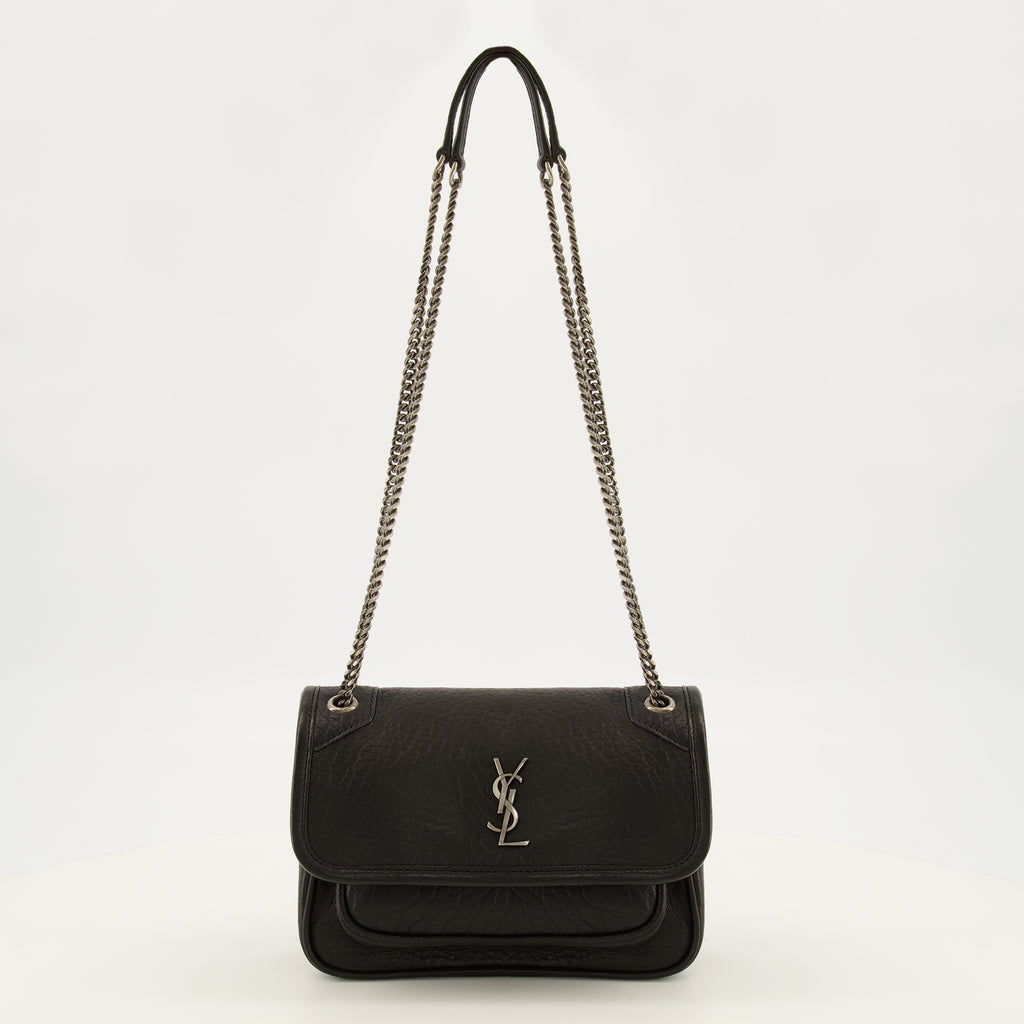 Sacs à main et épaule Bolso Mini Niki de Cuero Negro Saint Laurent Noir Femme