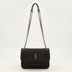 Sacs à main et épaule Niki Mini schwarze Ledertasche Saint Laurent Noir Femme