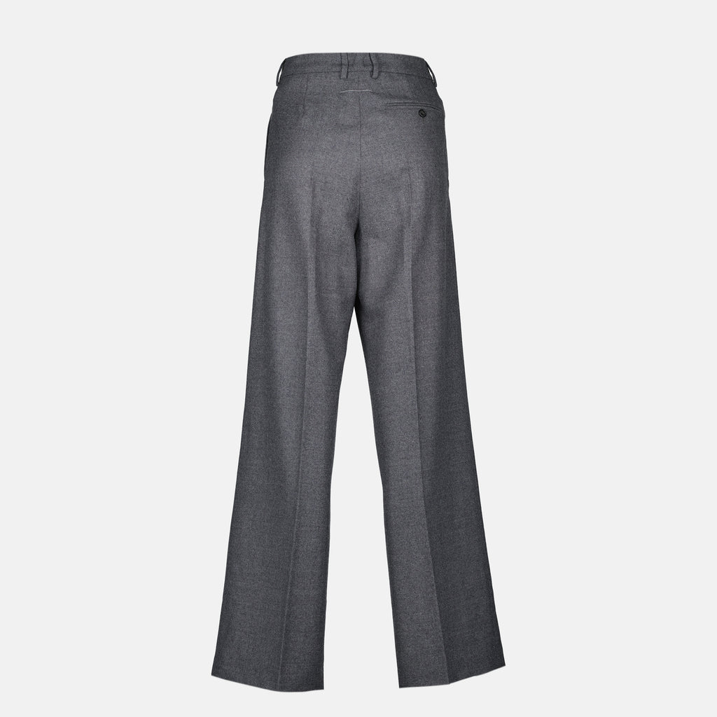 Pantalons Pantalon de ville Mm6 Gris Femme