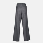 Pantalons Pantalon de ville Mm6 Gris Femme