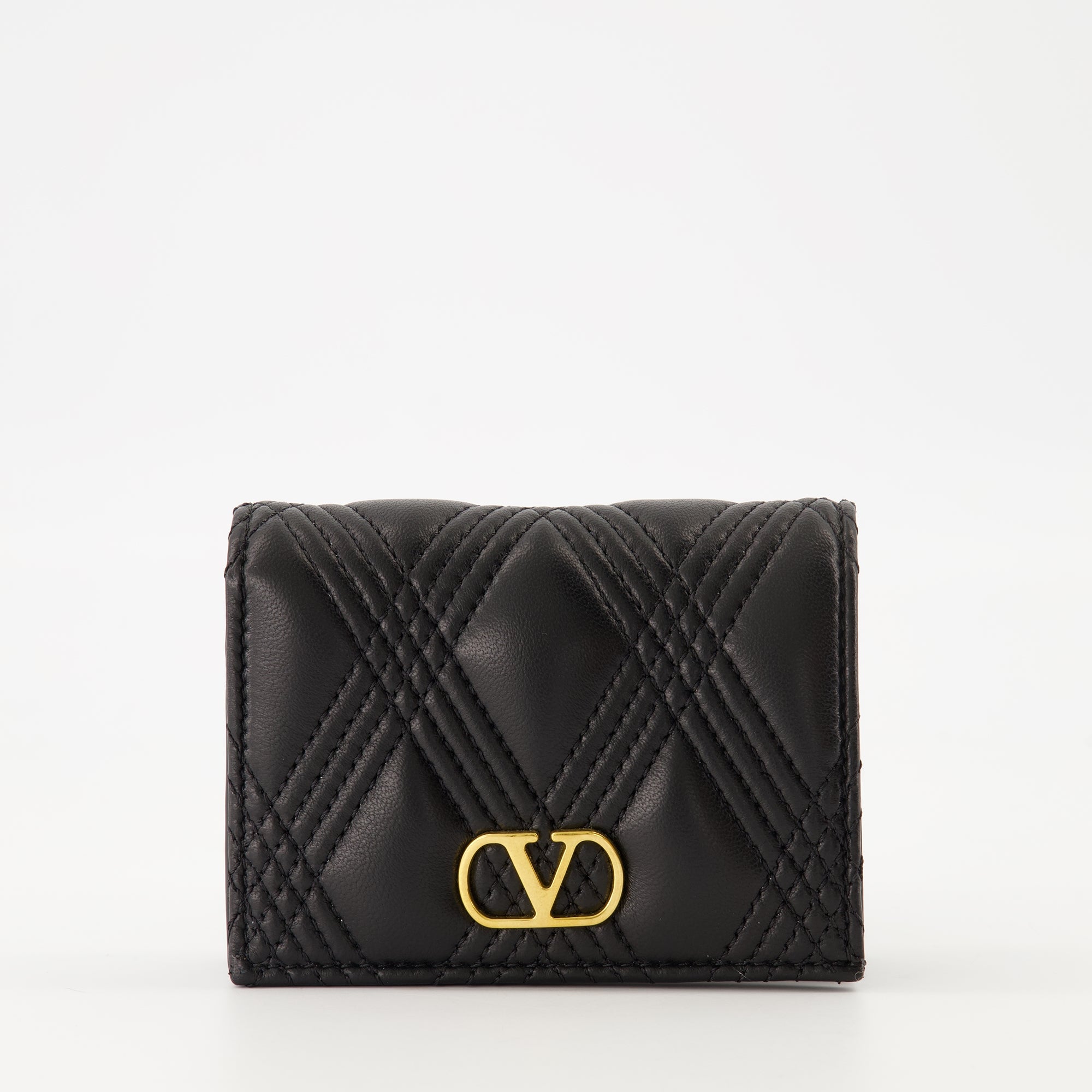 Petite maroquinerie クイルティ67ウォレット Valentino Garavani Noir Femme