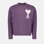 Maglieria Pull AMI de Coeur Ami PARIS Viola Unisex