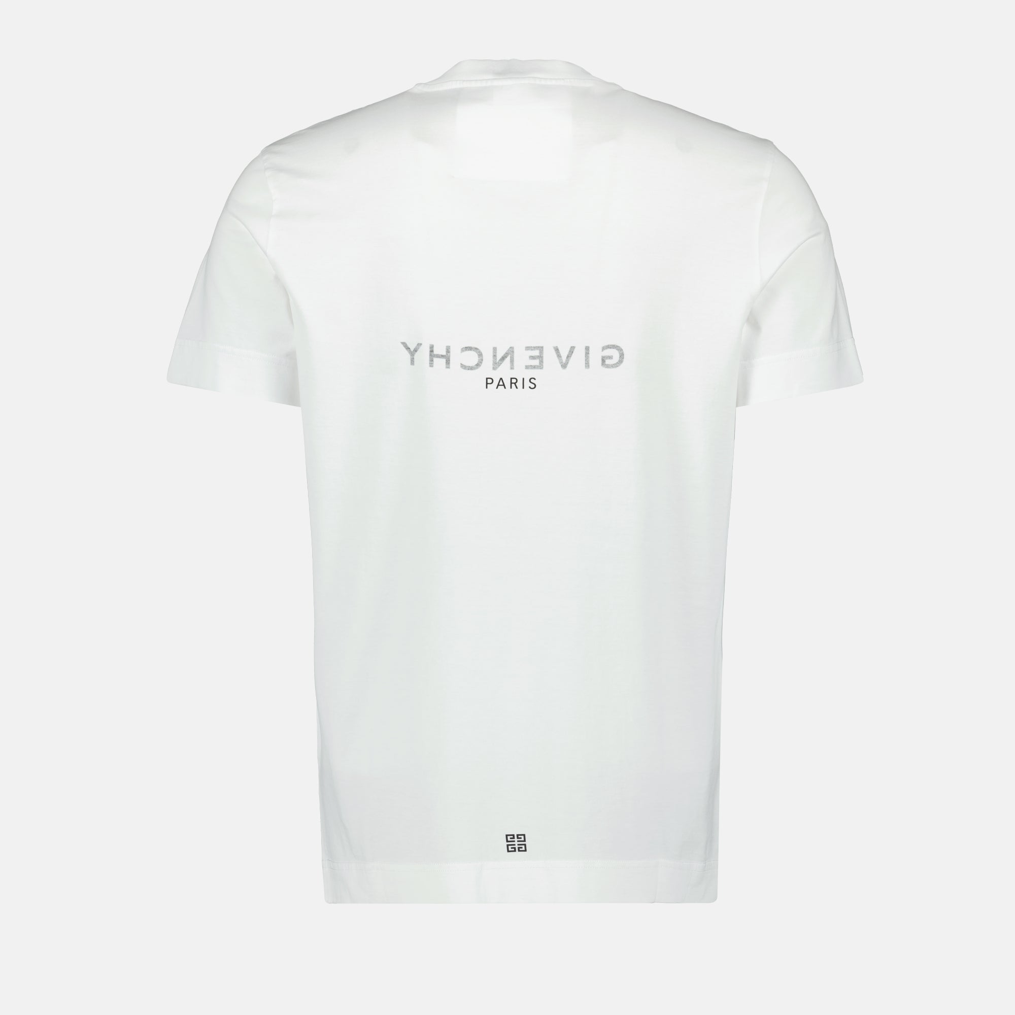 T-shirts T-shirt à logo inversé Givenchy Blanc Homme