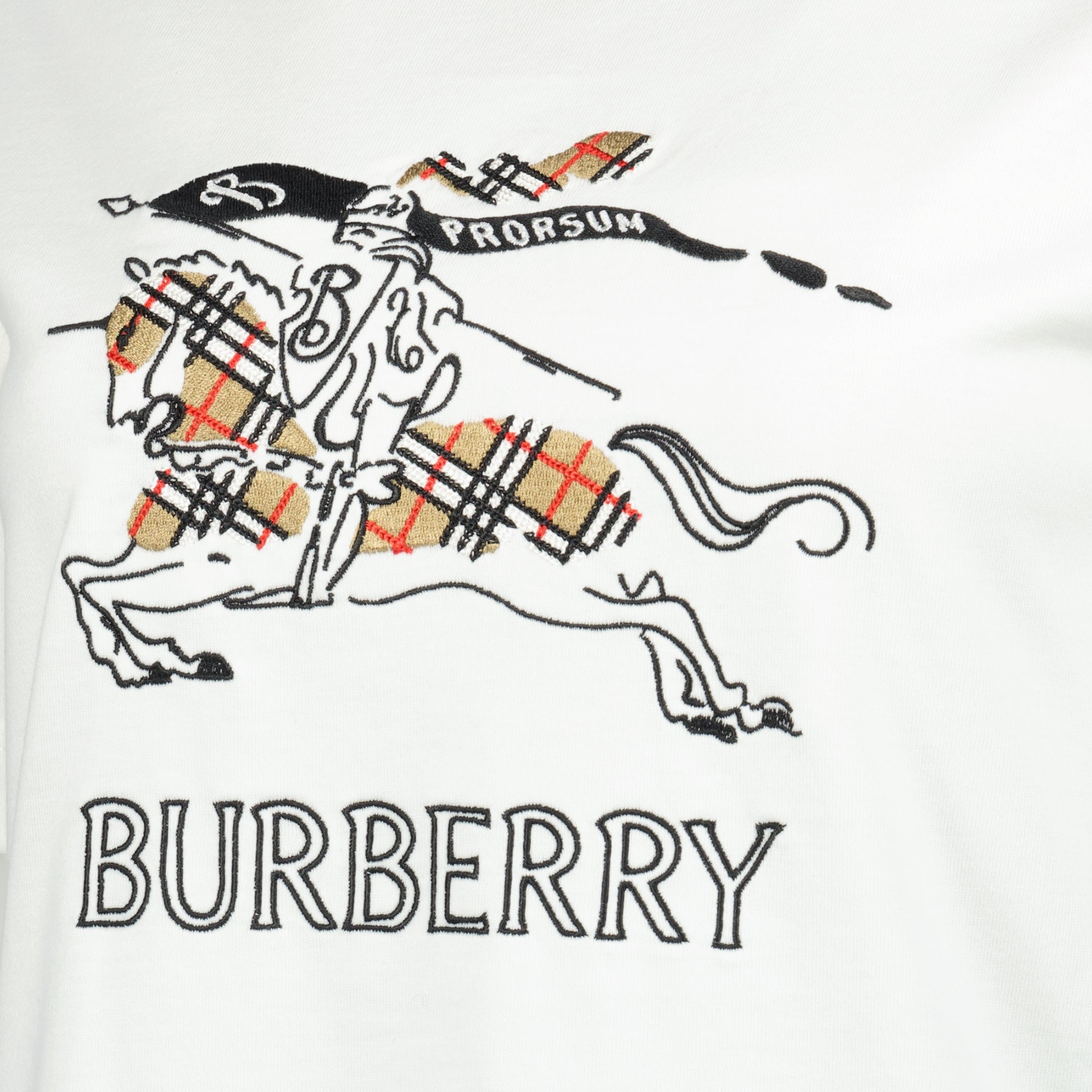 Image de l'article T-shirt EKD Stech blanc de la marque Burberry pour Femme - Saison Printemps-Été 2026 - Vue détaillée_2