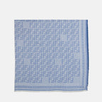 Lenços e luvas Xale FF Fendi Azul Femme