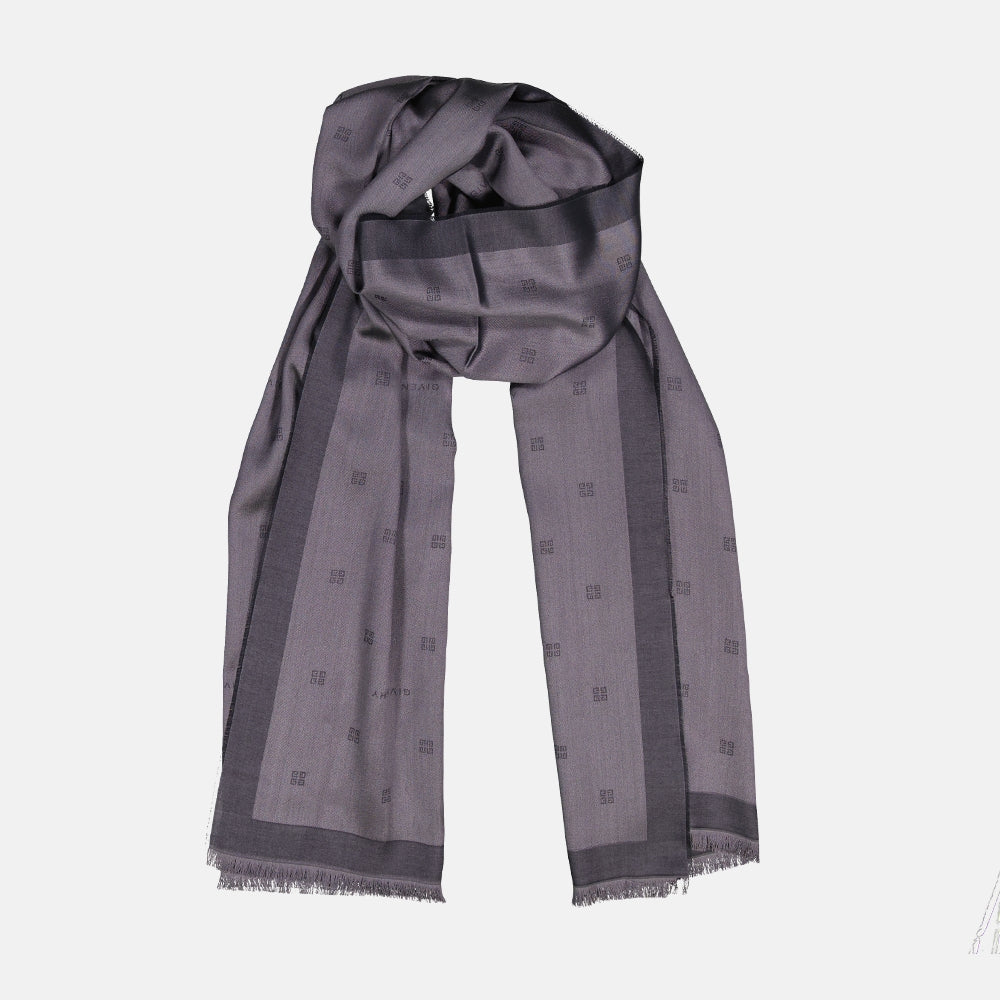 Écharpes, foulards et gants Foulard 4G Givenchy Gris Femme