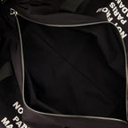 Sacs de sport et voyage Slogan Sporttasche aus schwarzem Nylon Drole De Monsieur Noir Homme