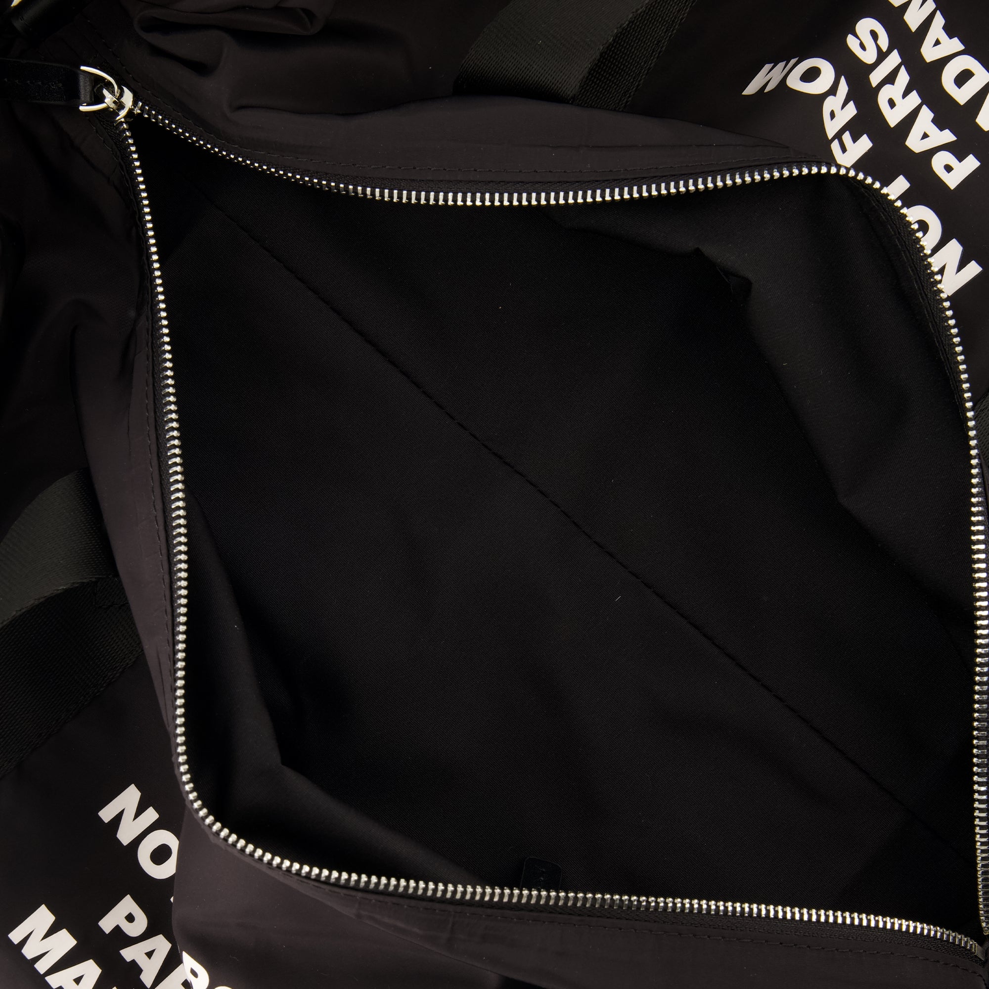 Sacs de sport et voyage Mala de Desporto Slogan em Nylon Preto Drole De Monsieur Noir Homme