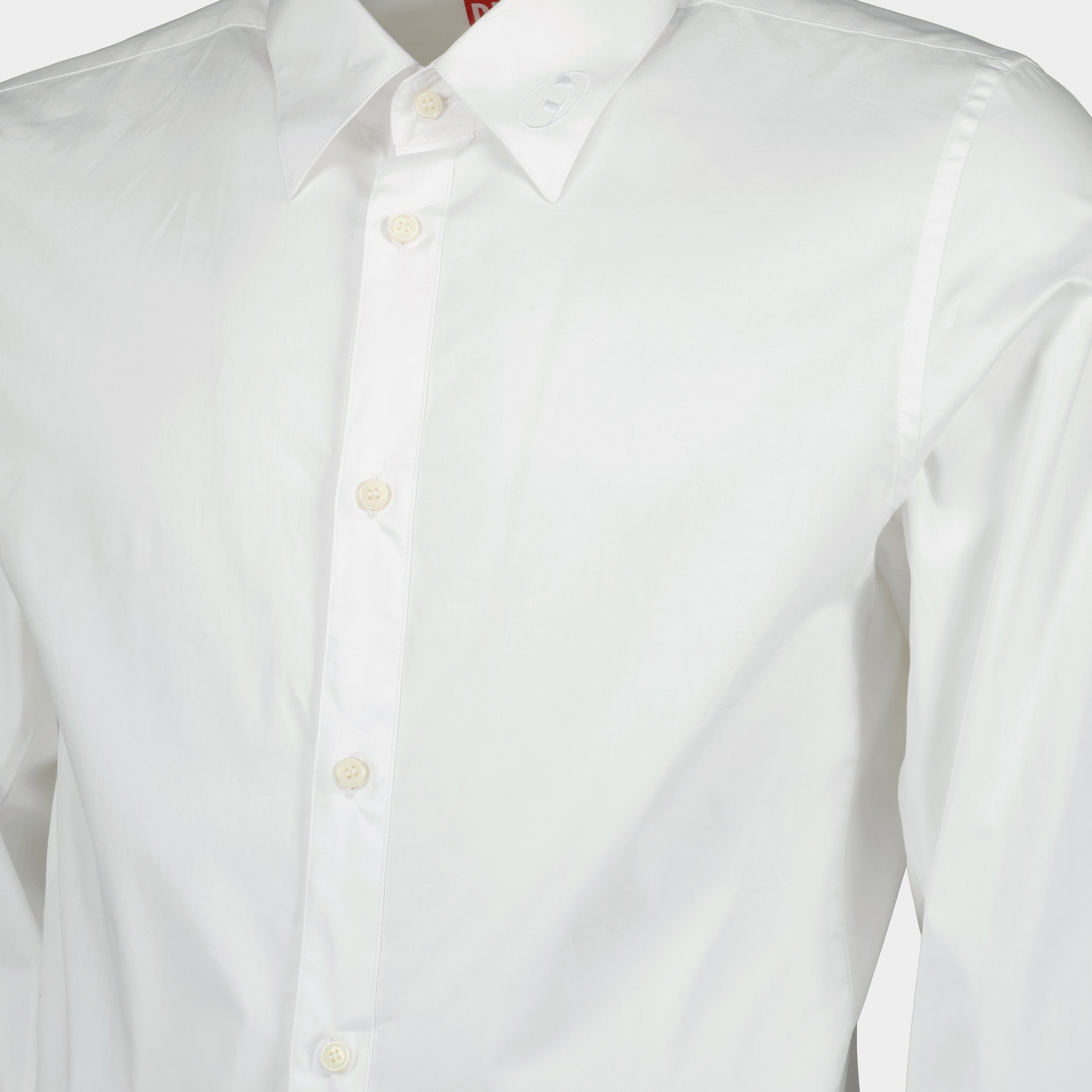 Chemises Chemise S-Fitty-A blanche Diesel Blanc Homme