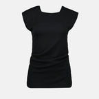 Top Top Drappeggiato Josif Khaite Nero Donne