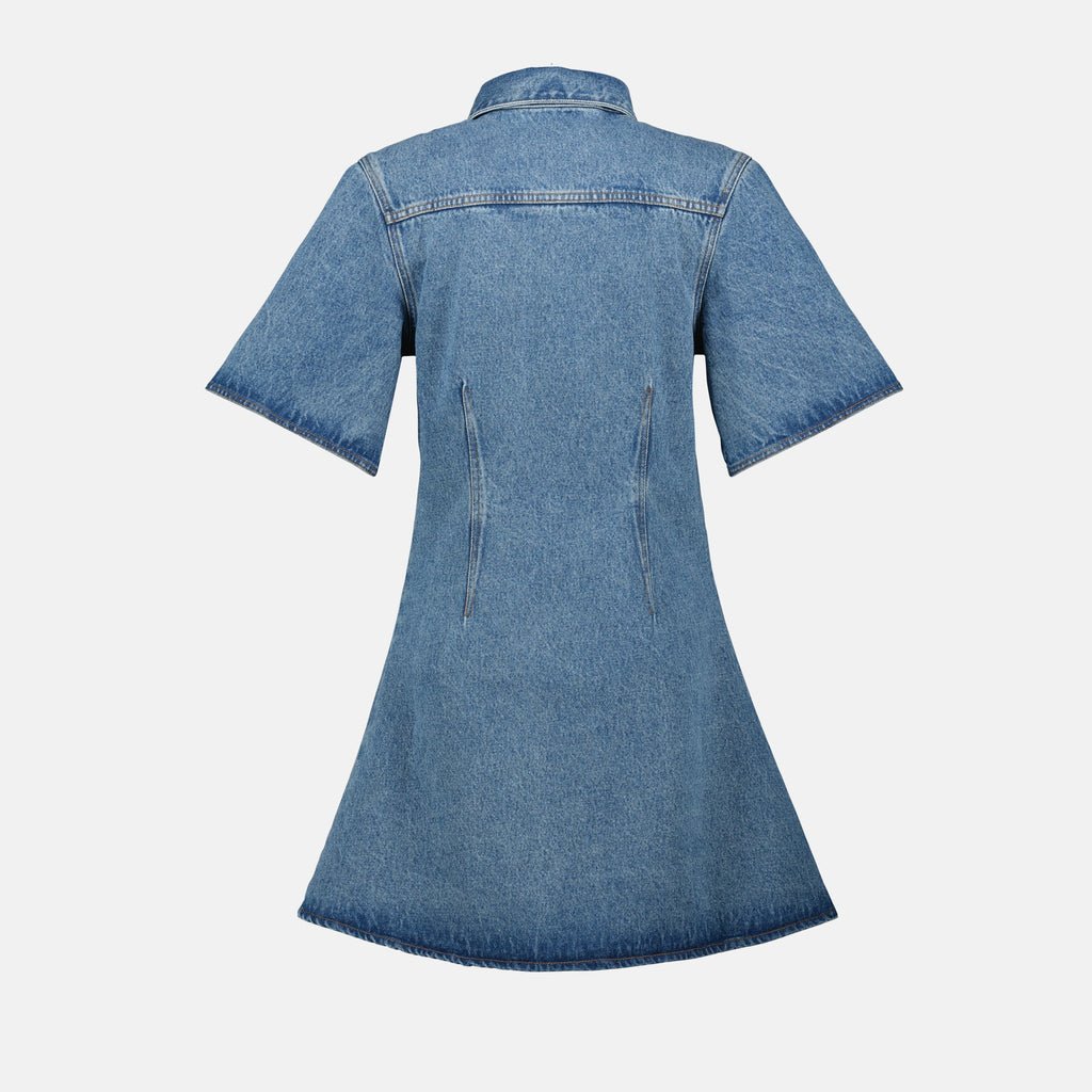 Vestidos Vestido Camisa de Denim Ami PARIS Azul Femme