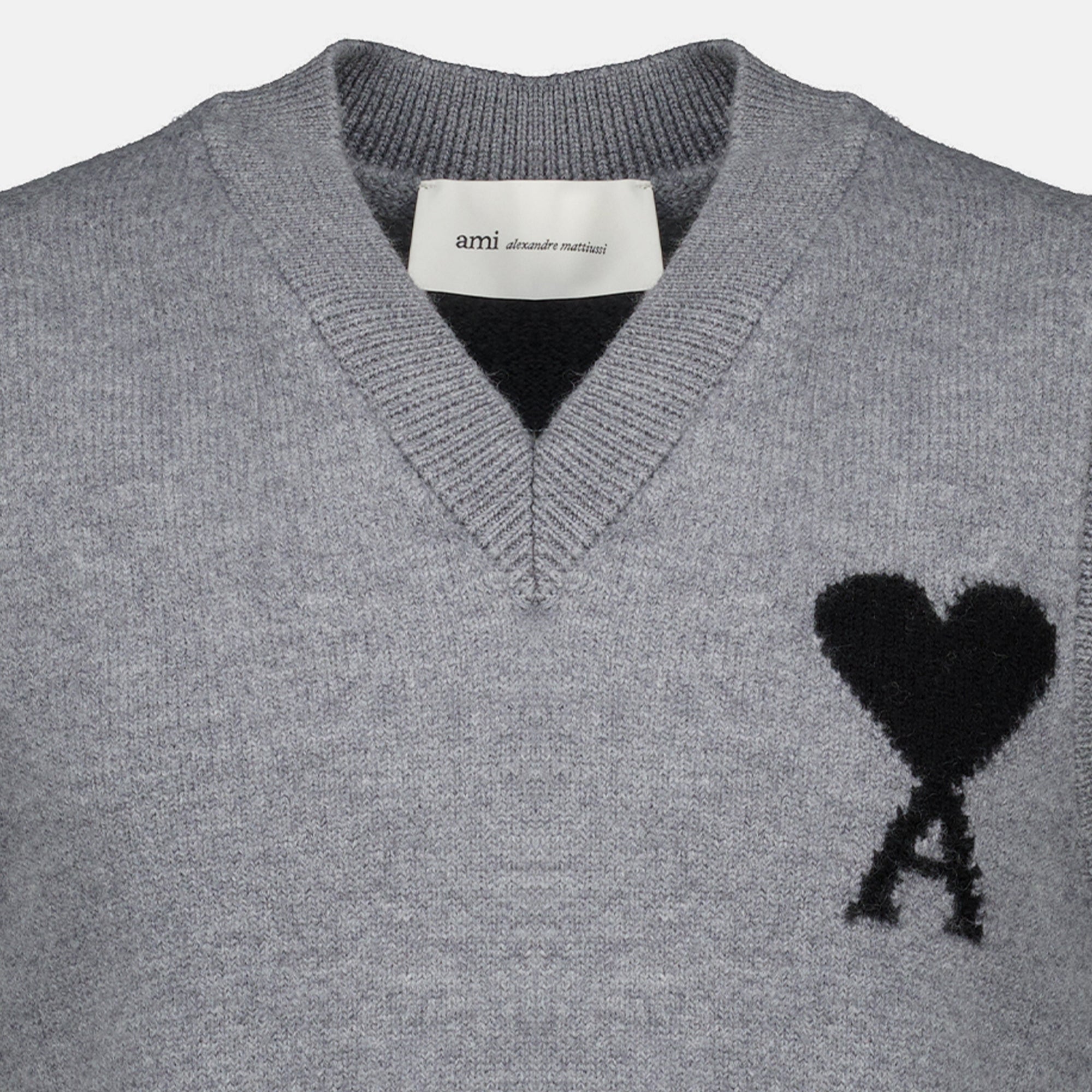Maille Suéter sin mangas gris AMI de Coeur Ami PARIS Gris Homme