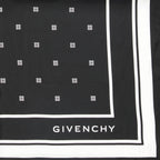 Écharpes, foulards et gants Carré de soie 4G Givenchy Noir Femme