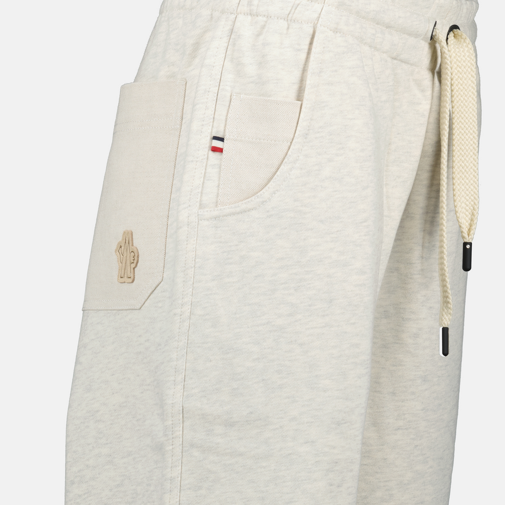 Pantalons Pantalon de survêtement en coton Moncler Grenoble Gris Femme