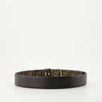 Cintos Cinto Reversível FF Diamonds Fendi Marrom Mulheres