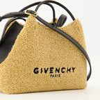Sacs à main et épaule Nano Dacet Tote Bag in Beige Sponge Effect Raffia Givenchy Beige Femme