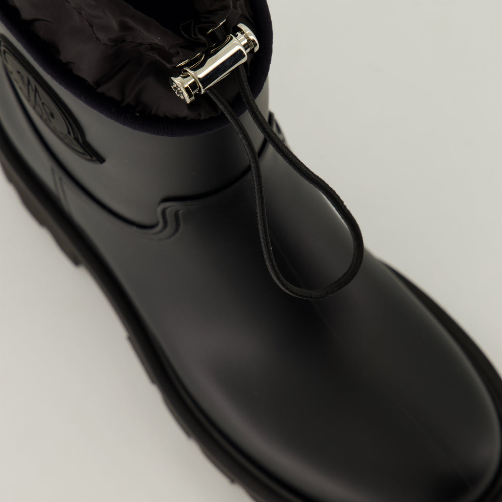 Bottines Mini Bottes Kickstream de pluie Moncler Noir Femme