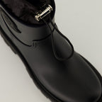 Bottines Mini Bottes Kickstream de pluie Moncler Noir Femme